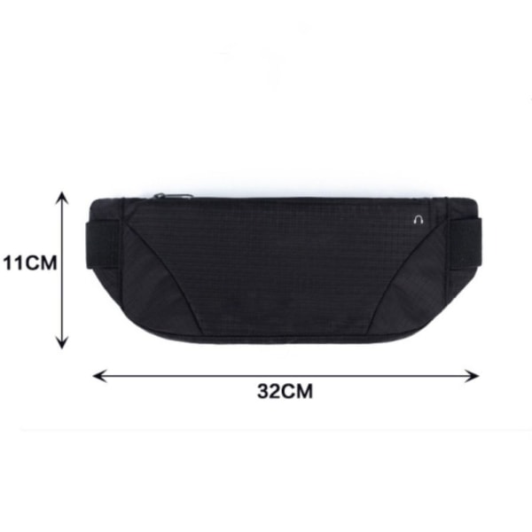 Taljetaske Fanny Pack SORT black