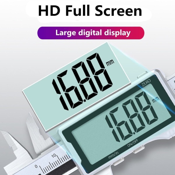 Elektronisk Digital Caliper Vernier Caliper Mikrometer Caliper