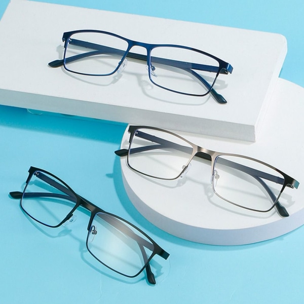 Anti-Blue Light Briller Myopia Briller SORT STYRKE -300 black Strength -300