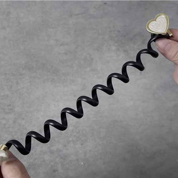 Telefonlinje Hårband Elastiskt gummiband TRANSPARENT transparent