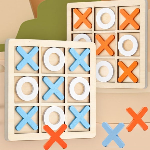 Tic Tac Toe brætspil 1 1 1