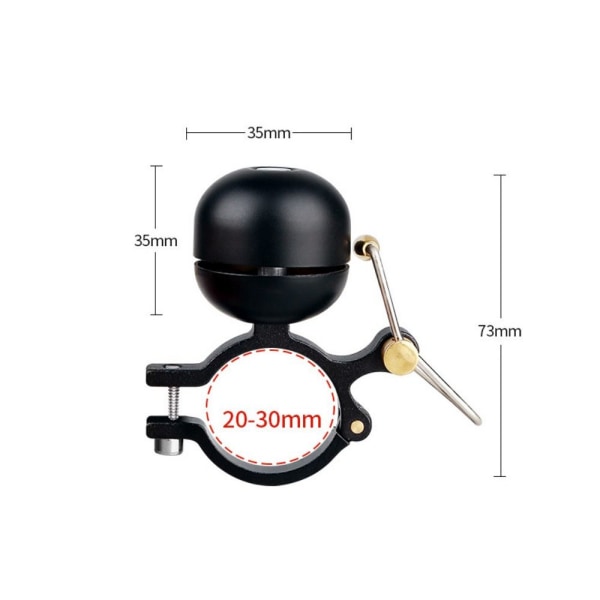 Bike Bell Retro Bells GUL yellow