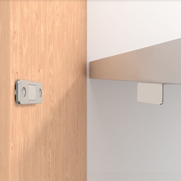 Dörrstängare Stark magnetisk SILVER Silver
