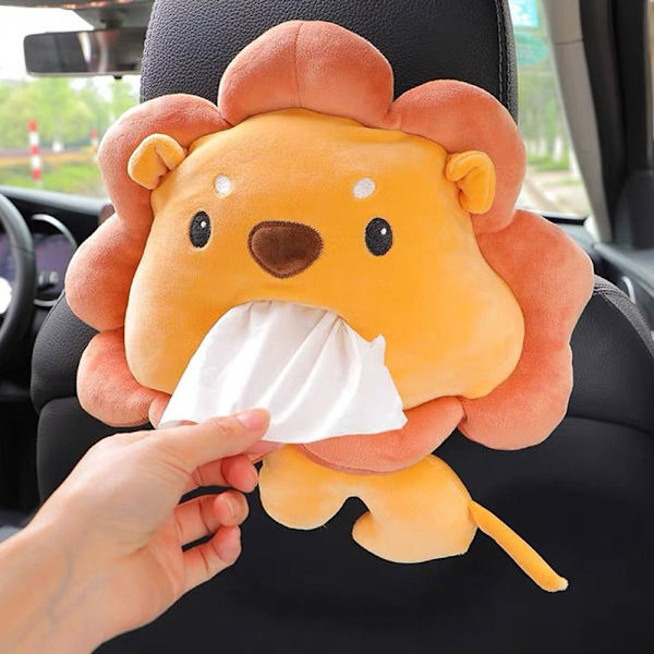 Bilmonterad Mjukpapper Lådor Djur Bil Papper Lådor PIGLET PIGLET Piglet