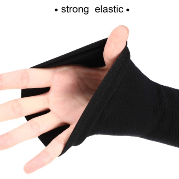 2 par Sleeve Wrap Arm Warmers SORT black