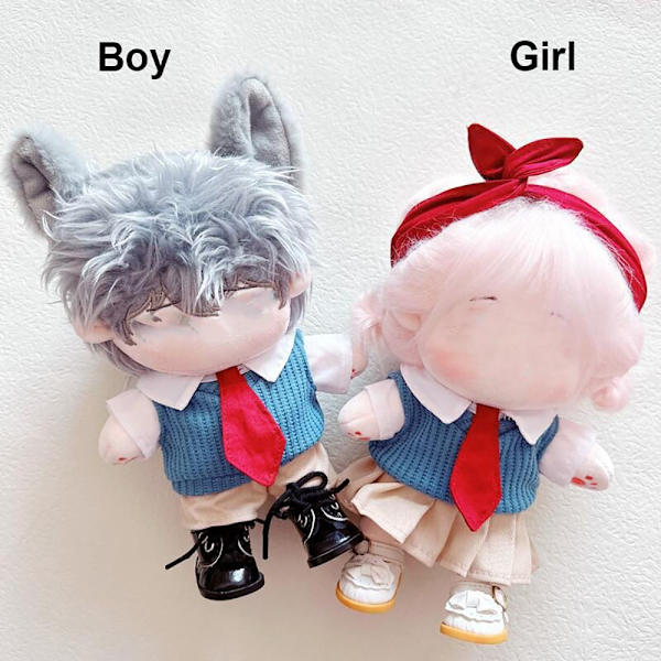 20cm Dockor Kläder Mini Skoluniform GIRL GIRL girl