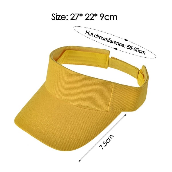 Sommer baseballhatt Solskjermhatt RØD Red