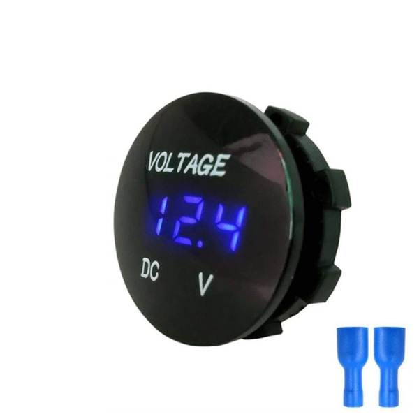 Digital Voltmeter Tester Voltmeter LED Display Panel blå