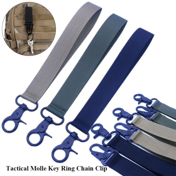 Tactical Molle Buckle Key Ring Chain 1 1 1