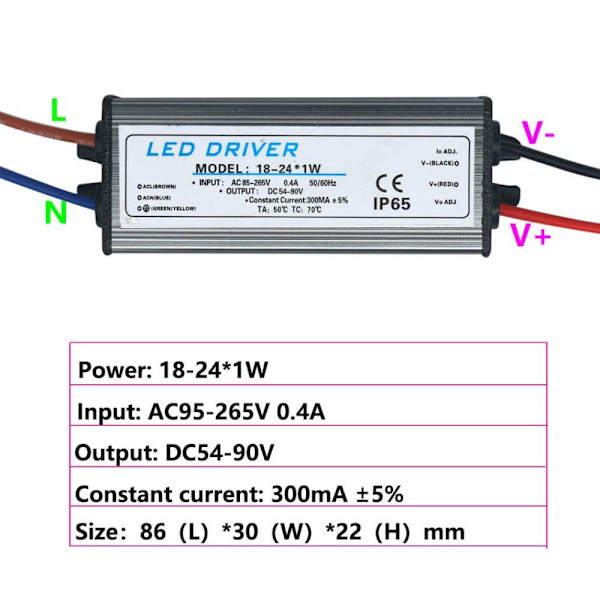 LED Driver Adapter Transformator 1-3W 1-3W 1-3w