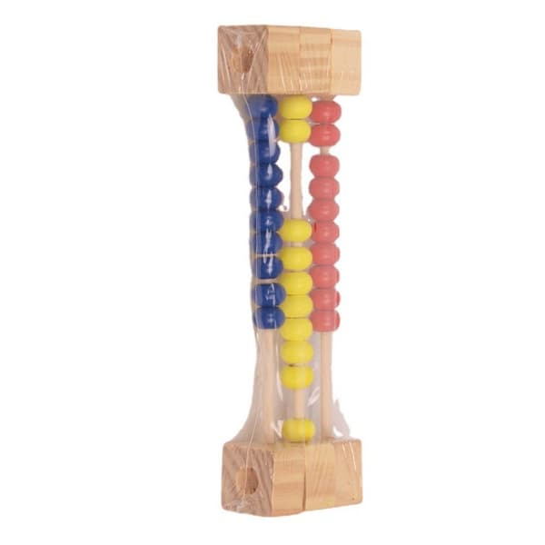 Trä Abacus Beräkning Pärla Beräkning Rack