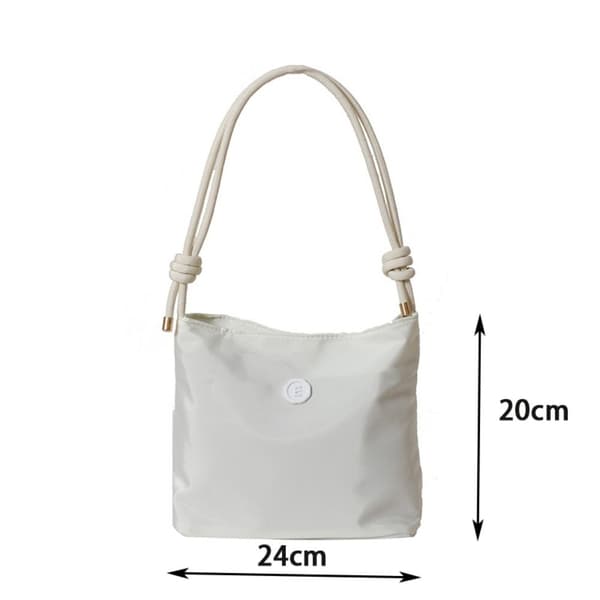 Mulepose Håndtaske HVID white