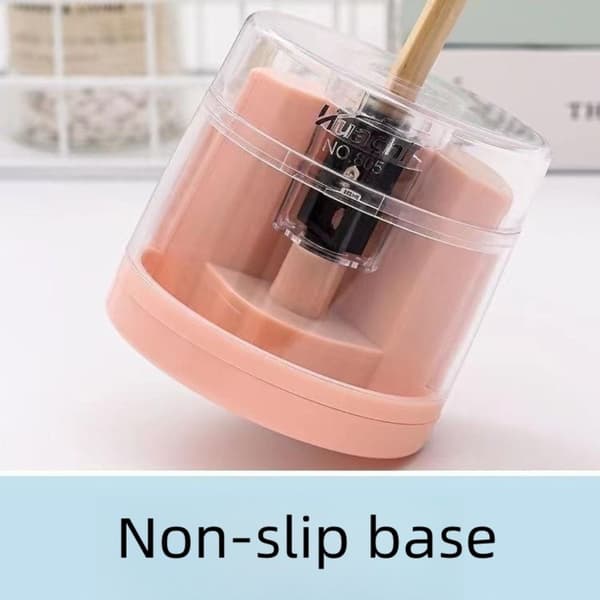 Batteri Blyantspidser Blyantkutter PINK Pink
