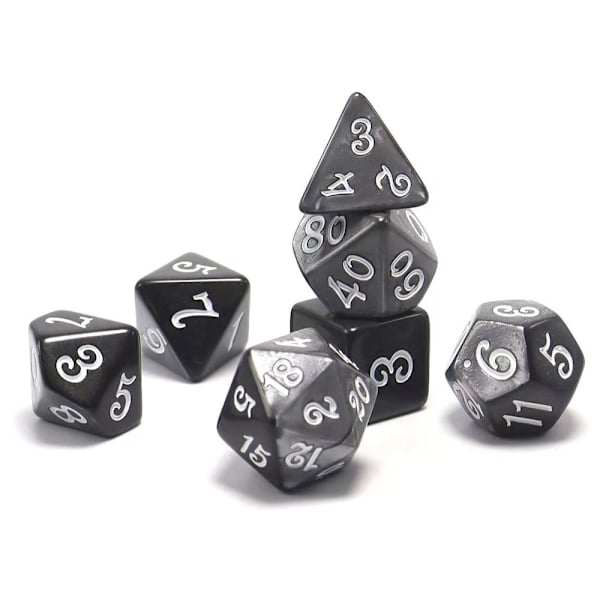 7 stk/sæt DND-terninger polyhedriske terninger STYLE 24 STYLE 24 Style 24