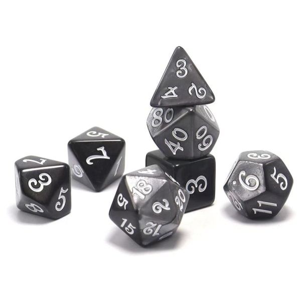 7stk/sett DND-terninger Polyhedriske terninger STYLE 21 STYLE 21 Style 21