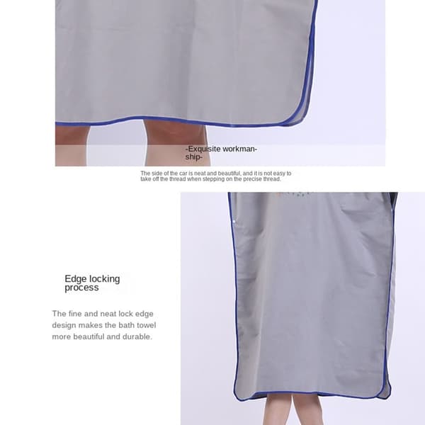 Hettekapper Håndkle Poncho MØRKEBLÅ dark blue