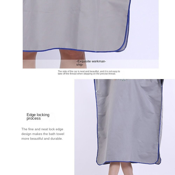Huvkappor Handduk Poncho ROSE RÖD Rose Red