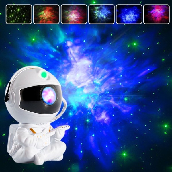 Astronaut Stars Projektor Projektorlampa WHITE 2 2 white 2-2