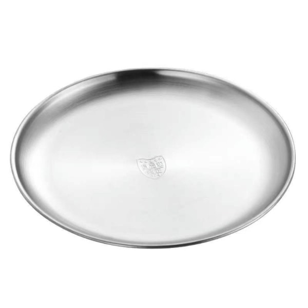 Runde tallerkener Benspyttefad SØLV-14CM SØLV-14CM Silver-14cm