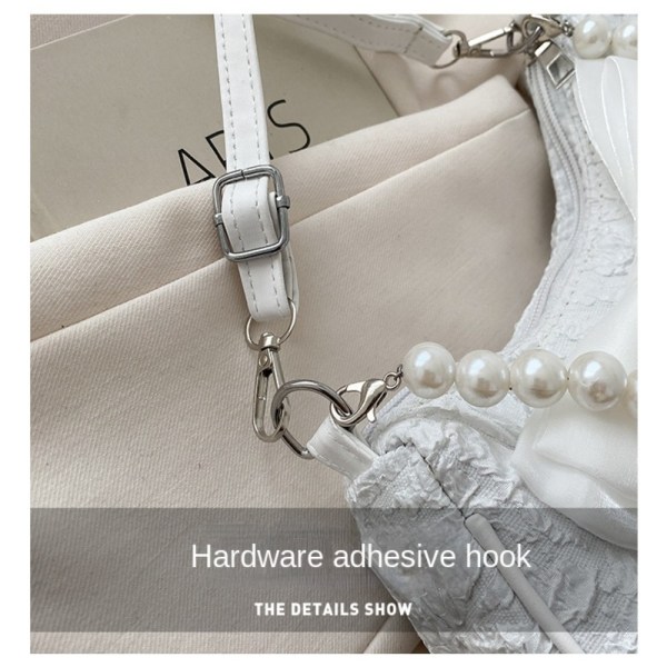 Pearl Female Veske Retro Luksus Design Håndveske HVIT White 15f7 | White |  Fyndiq