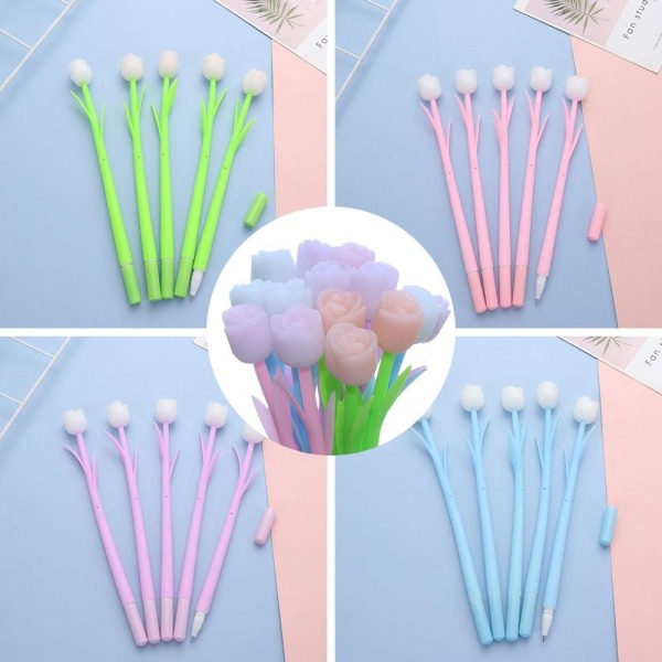 Vaihto Flower Pens Geelikynät SININEN Blue