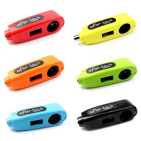 Motorsykkel Grip Lock Styrelås BLÅ blue
