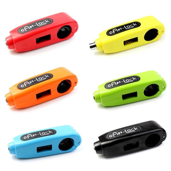 Motorsykkel Grip Lock Styrelås GUL yellow