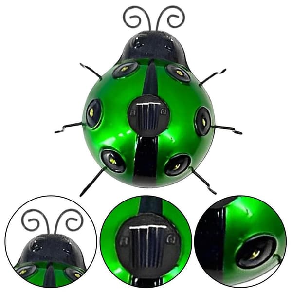 Ladybug Plenlamper Solar LED Lys GRØNN green
