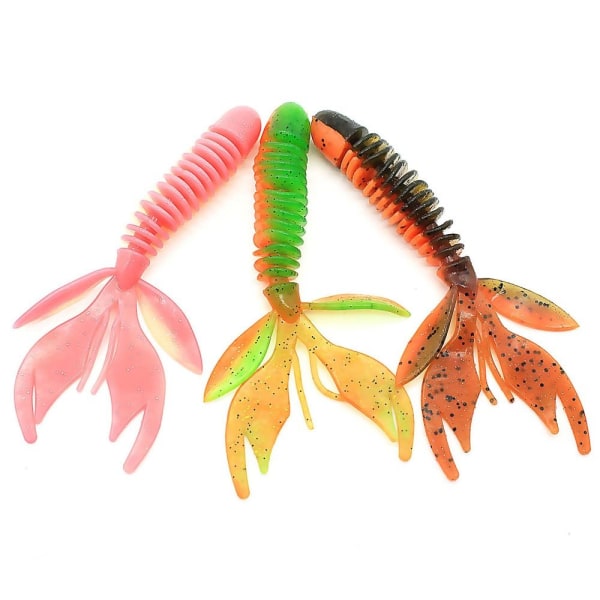 10 kpl / set Fishing Lure Soft Bait 8CM / 2.95GE E 8cm / 2.95gE