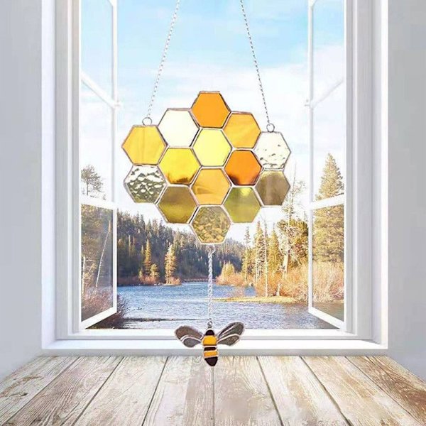 Honeycomb riippuva koriste sarjakuva Bee 5 5 5