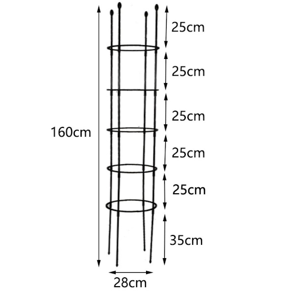 Have espalier Plantestøtte espalier HØJDE 110CM HØJDE 110CM Height 110cm