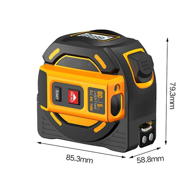 2-in-1 lasermittanauha 131 Ft Lasermitta 40M LASER 40M 40m Laser