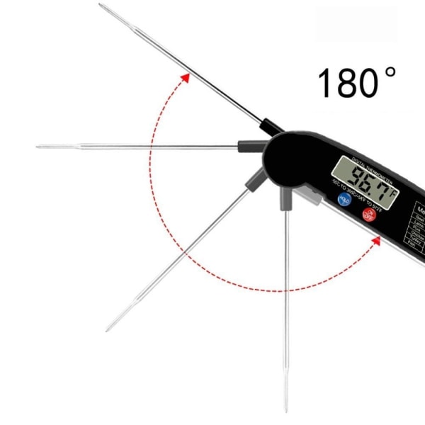 Digital termometer värmeindikator ORANGE orange