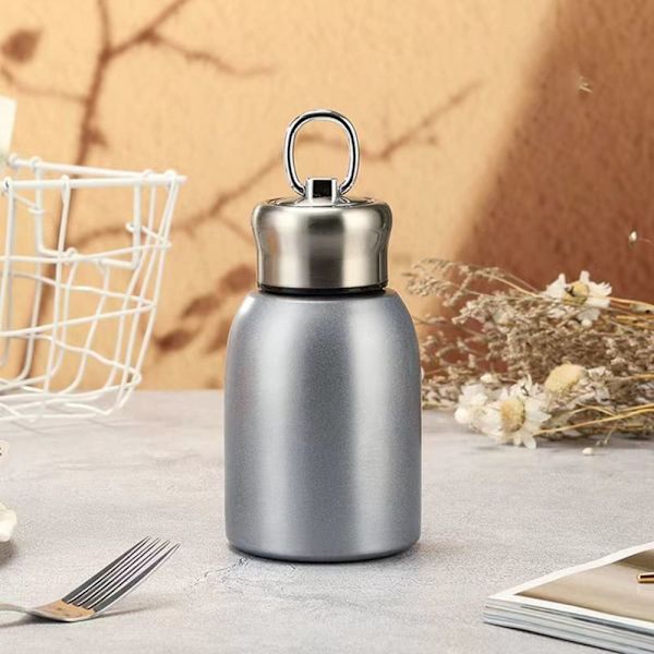 Isolerad vattenflaska Big Belly Cup SILVER Silver