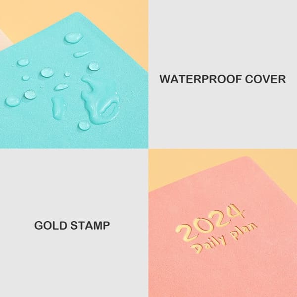 Tidsplan Bok Agendabok GUL Yellow
