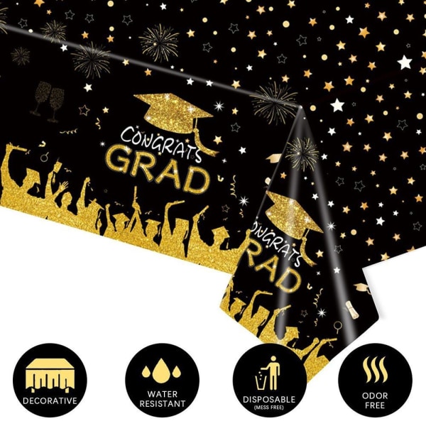 Bordsduk Cover Graduation Dekoration Party Supplies