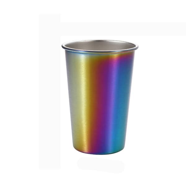 350/500 ml ølkopper 304 rustfritt stål MULTICOLOR 500 ml Multicolor 500ml