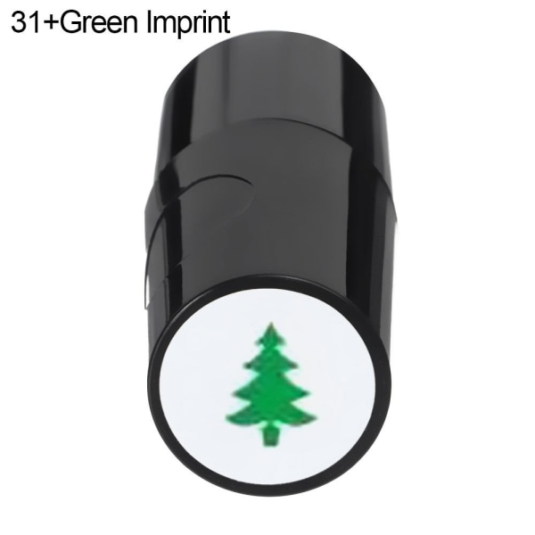 Golfbollstämpel Golfstämpelmarkör 31+GRÖN IMPRINT 31+GRÖN 31+Green Imprint