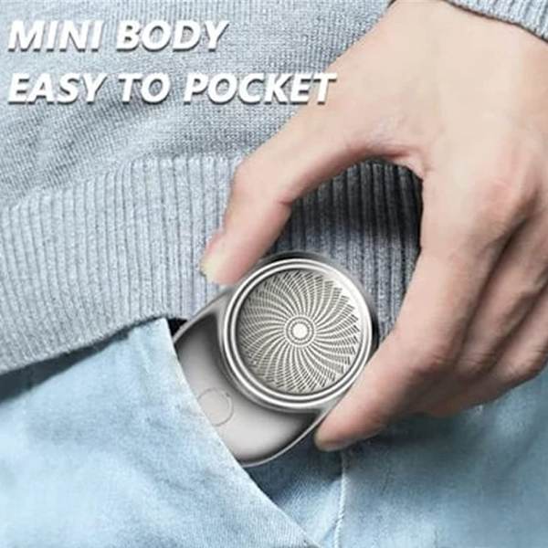 Mini elektrisk barbermaskine Minibarbermaskine SØLV Silver