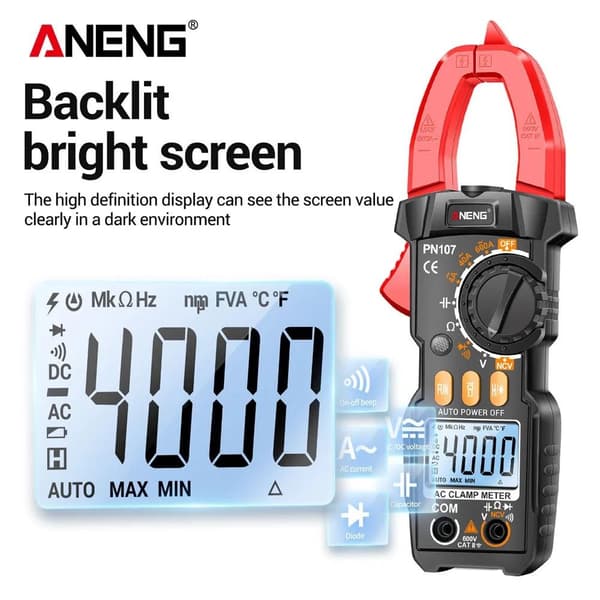 Digital Clamp Meter Smart Multimeter BLACK PRO BLACK PRO Black Pro