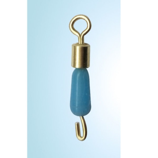 30 STK Fishing Feeder Swivels Method Feeder Swivel BLÅ L blue L