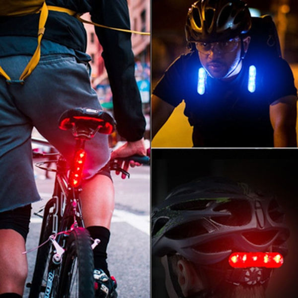 Cykellygte Cykelbaglygte RØD Red