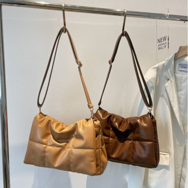 Crossbody Tasker Dame Skuldertaske KAFFE coffee