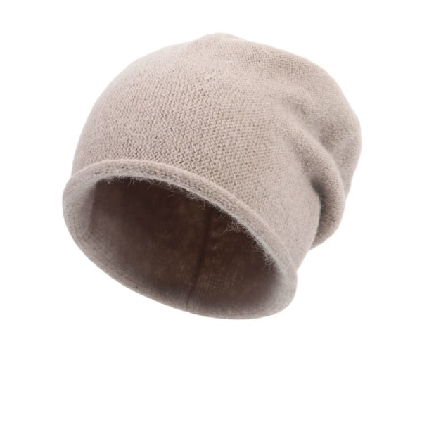 Bomull Cashmere Pullover Hat Beanie Hat KHAKI Khaki