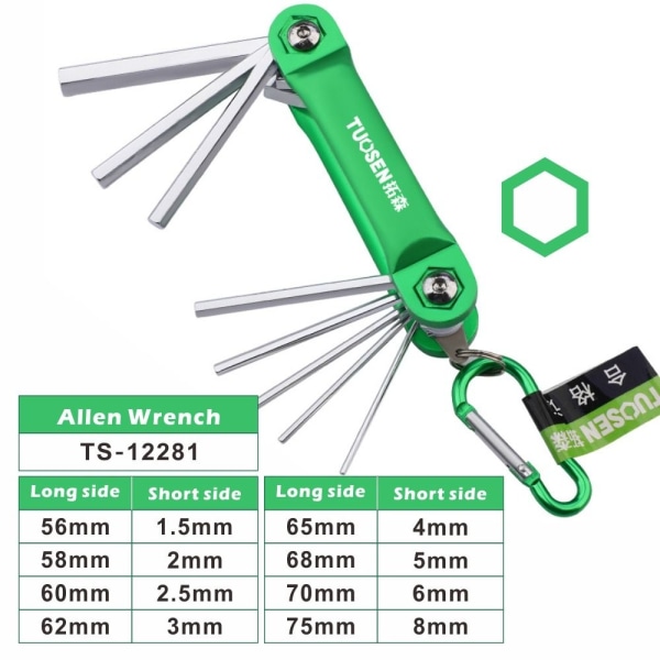 Kuusikulmainen set kuusioruuvimeisseli HEX KEY 12281 HEX KEY 12281 Hex Key 12281