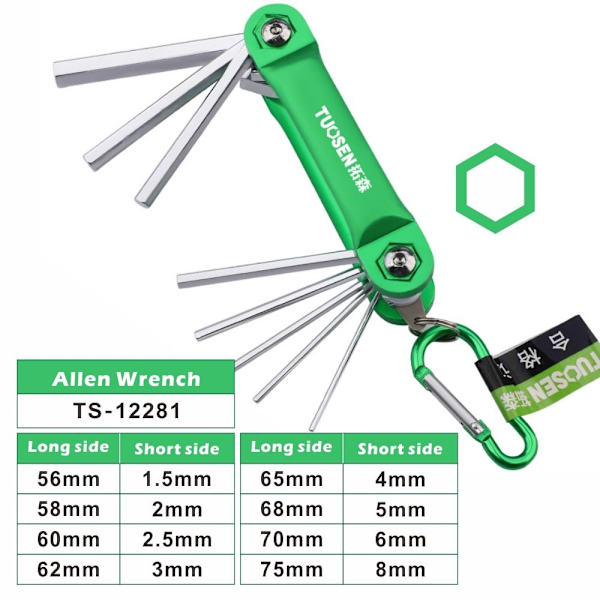 Set Sexkantsskruvmejsel HEXKEY 12281 HEXKEY 12281 Hex Key 12281