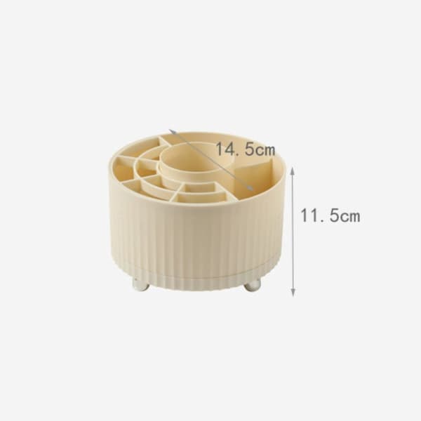 Desktop Oppbevaringsboks Kosmetisk Organizer HVIT White