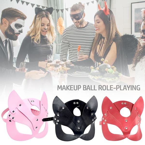 Fox Mask Ögonmask ROSA pink