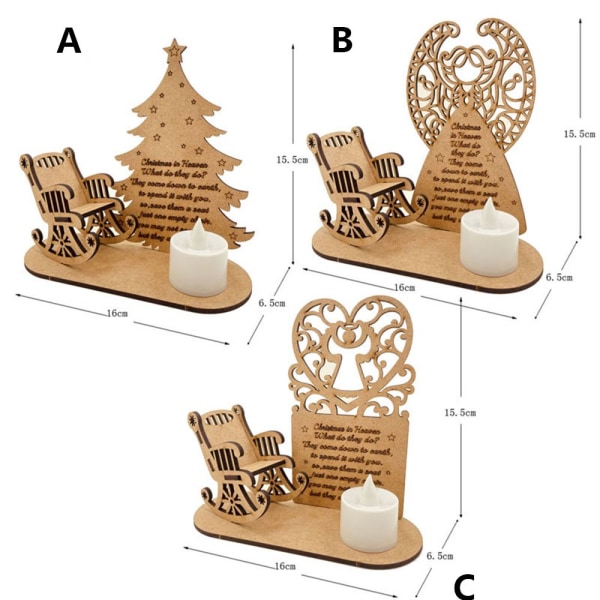 Juldekorationer DIY trä gungstol