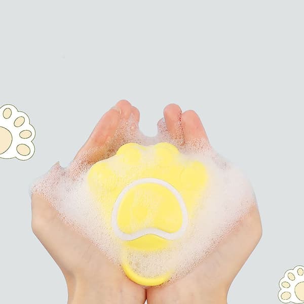 Silikonebørste Badebørste GUL yellow
